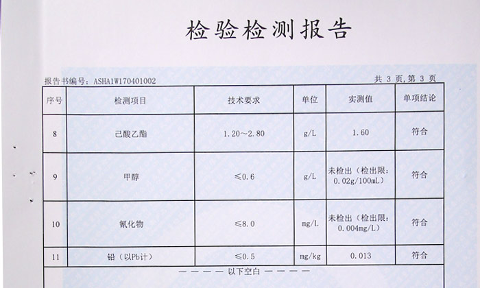 4.7總酸總醅不能反饋酒精勾兌酒的品質(zhì)，但能反饋純糧酒的品質(zhì)
