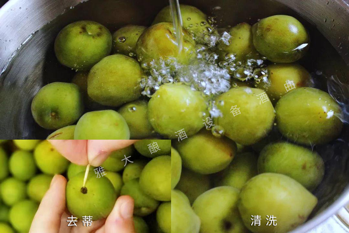 4.15青梅清洗、去蒂